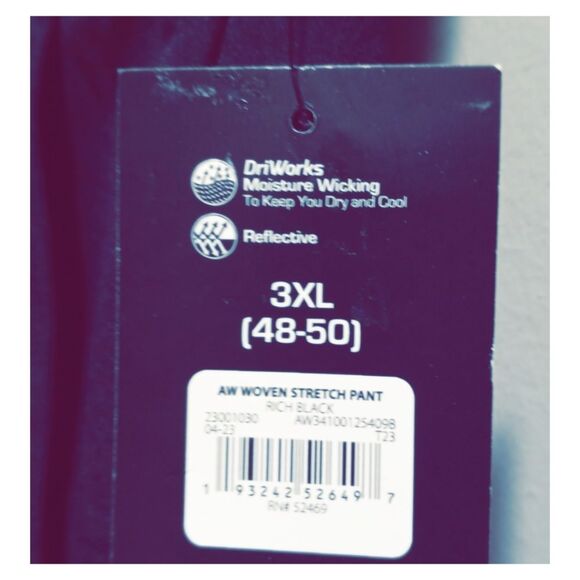 Athletic Works Men's Woven Stretch Active Pants - Picture 8 of 10